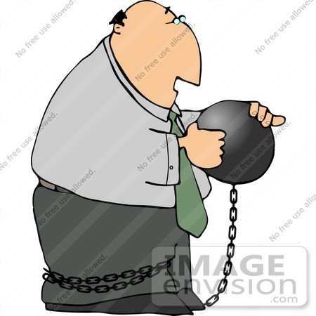 Hands In Shackles Clipart Clipart Of A Middle Aged