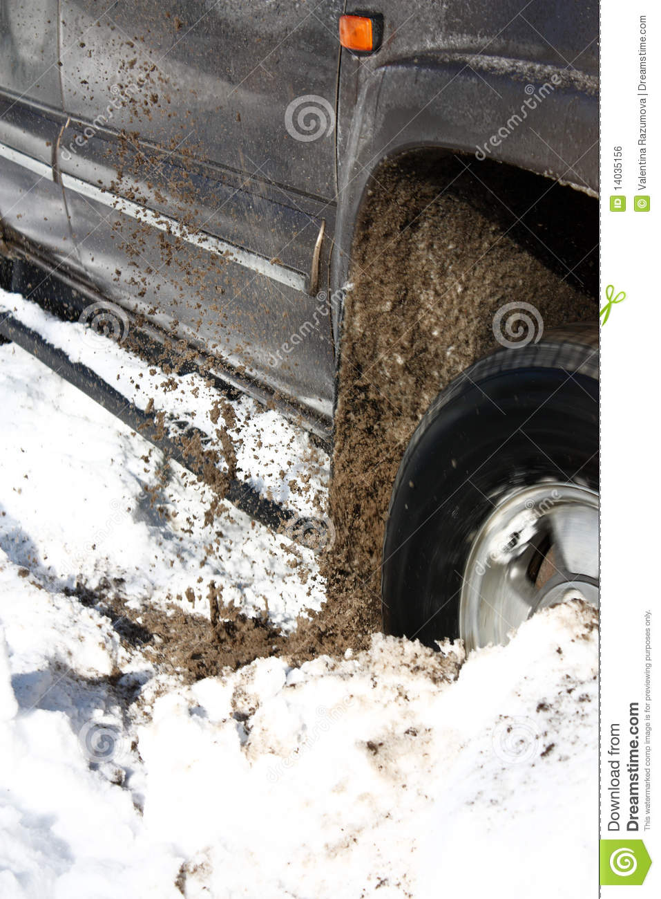 Jeep Tire In A Mud Hole  Royalty Free Stock Image   Image  14035156