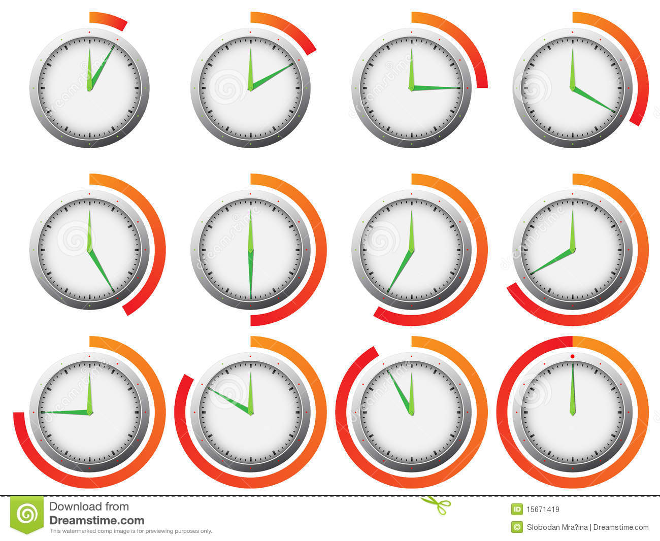 Minute Timer Clipart Clock Timer With 5 Minutes