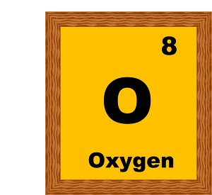 Chemical Elements   Oxygen 8 B   Classroom Clipart