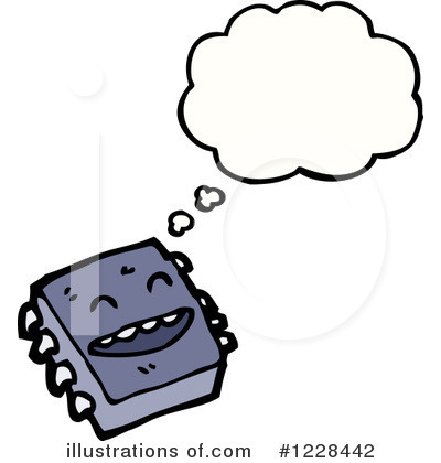 Royalty Free Rf Computer Chip Illustration 1228442 By Clipart