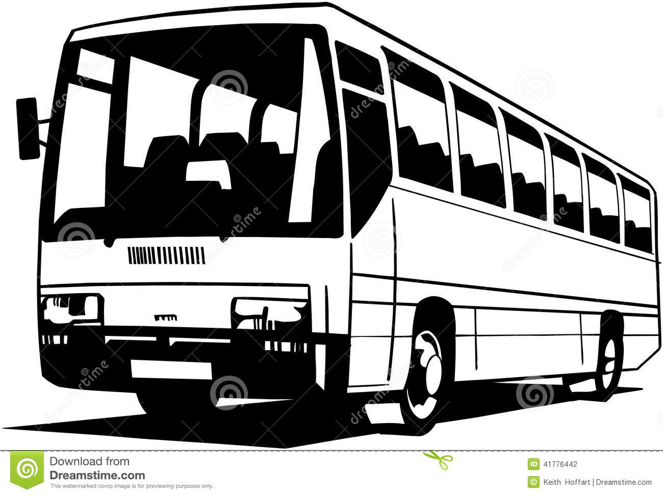 City Bus Cartoon Vector Clipart Created In Adobe Illustrator In Eps