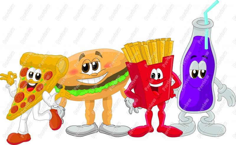 Fast Food Clip Art   Cartoon