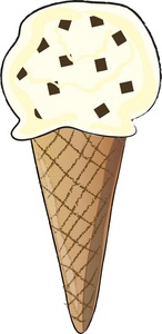 Foodclipart Comice Cream Cone Clipart Image