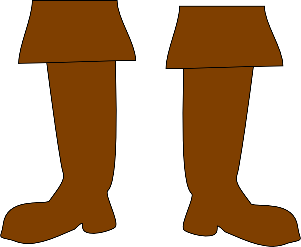 Brown Pirate Boots Clip Art At Clker Com   Vector Clip Art Online    