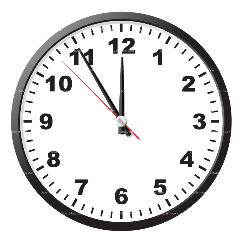 Clipart Clock   Royalty Free Vector Design