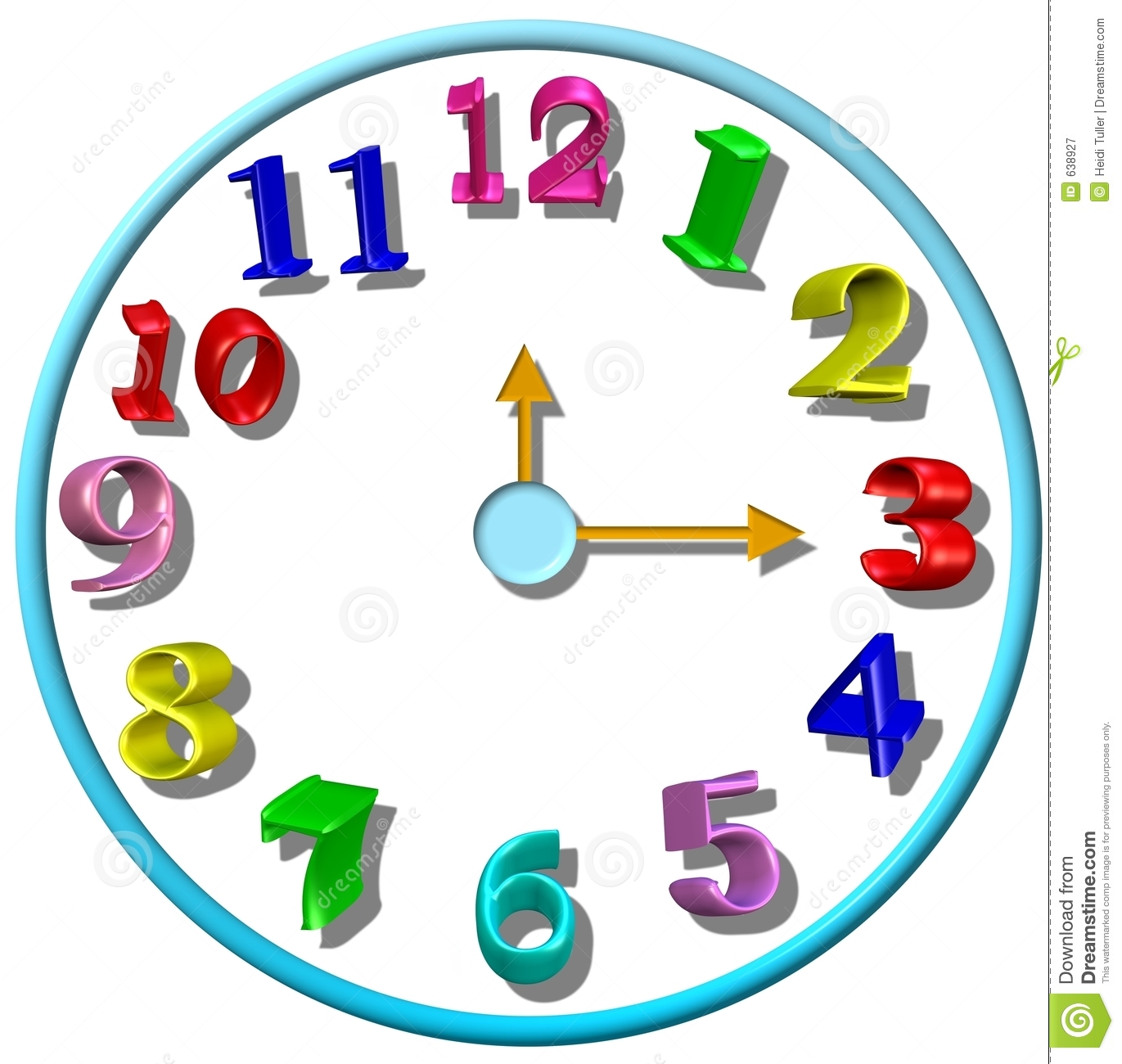 Clock Clipart For Kids   Clipart Panda   Free Clipart Images