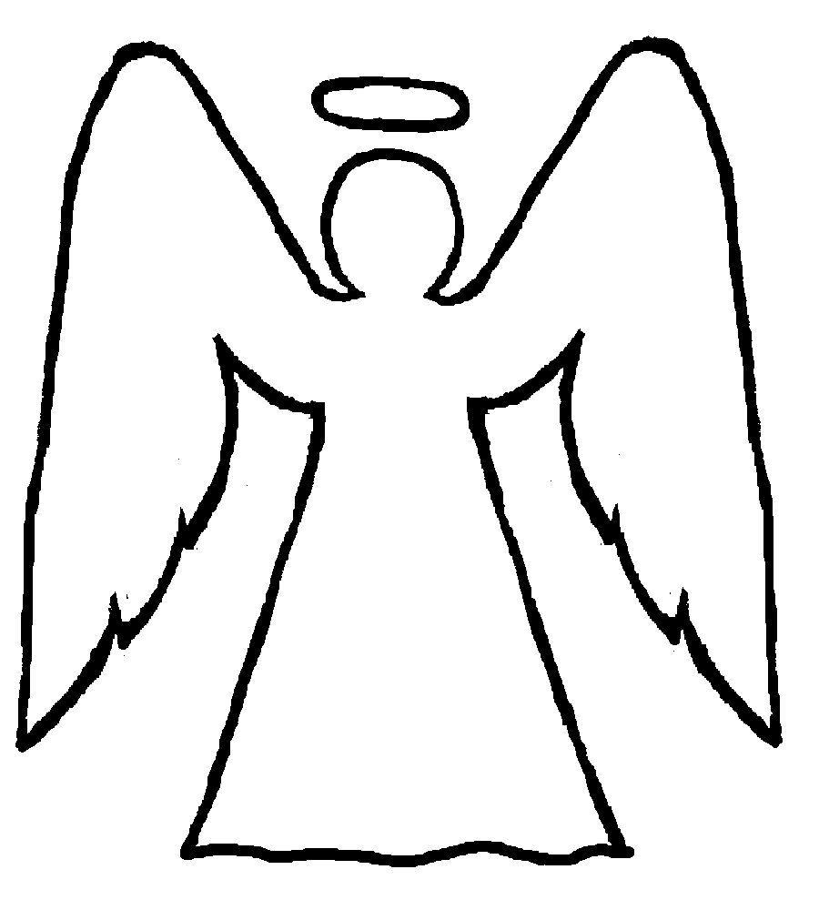 Coloring Pages Angelsangel Clipart Angel Art Works Angelic Arts
