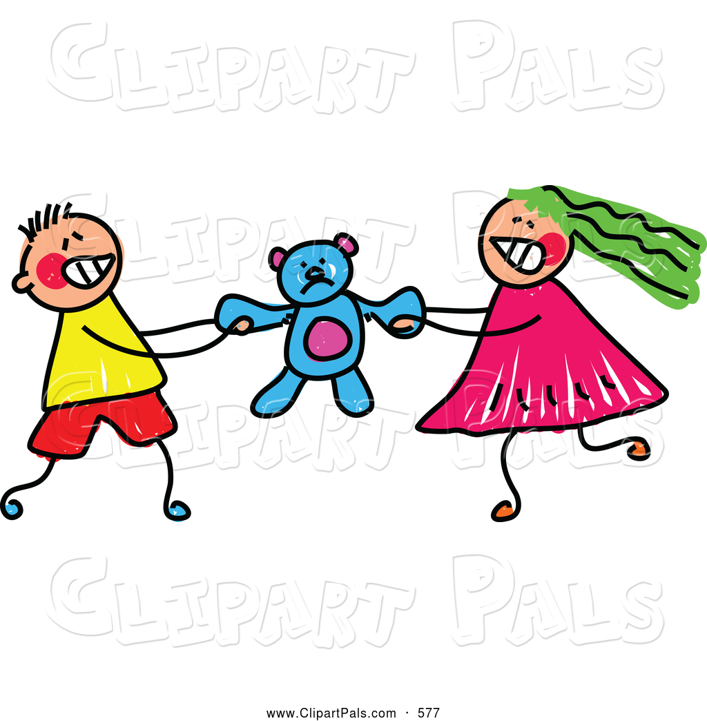 Fight Clipart Pal Clipart Of A Pair Of Kids A Boy And Girl Fighting