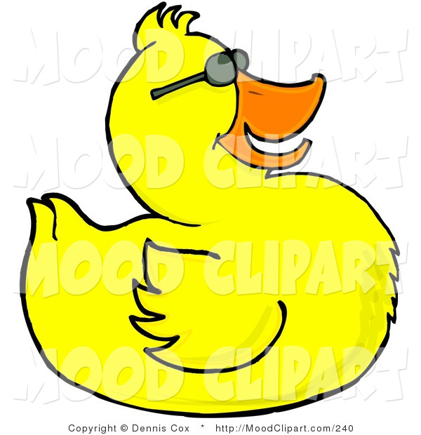 Mean Duck Clip Art Mood Of A Happy Yellow Duck