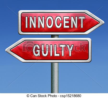 Stock Photo   Innocent Guilty   Stock Image Images Royalty Free    
