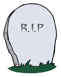 Tombstone Clipart Image   Rip On A Gravestone