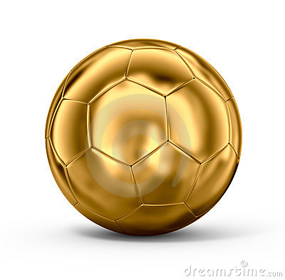 Gold Soccer Ball Royalty Free Stock Photography   Image  11080557