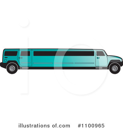 Turquoise Limo Royalty Free  Rf  Limo Clipart