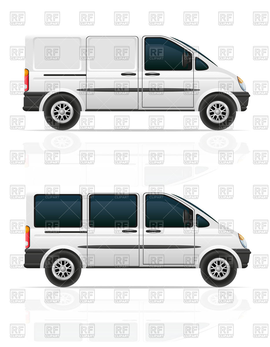 Mini Bus For Passengers Download Royalty Free Vector Clipart  Eps
