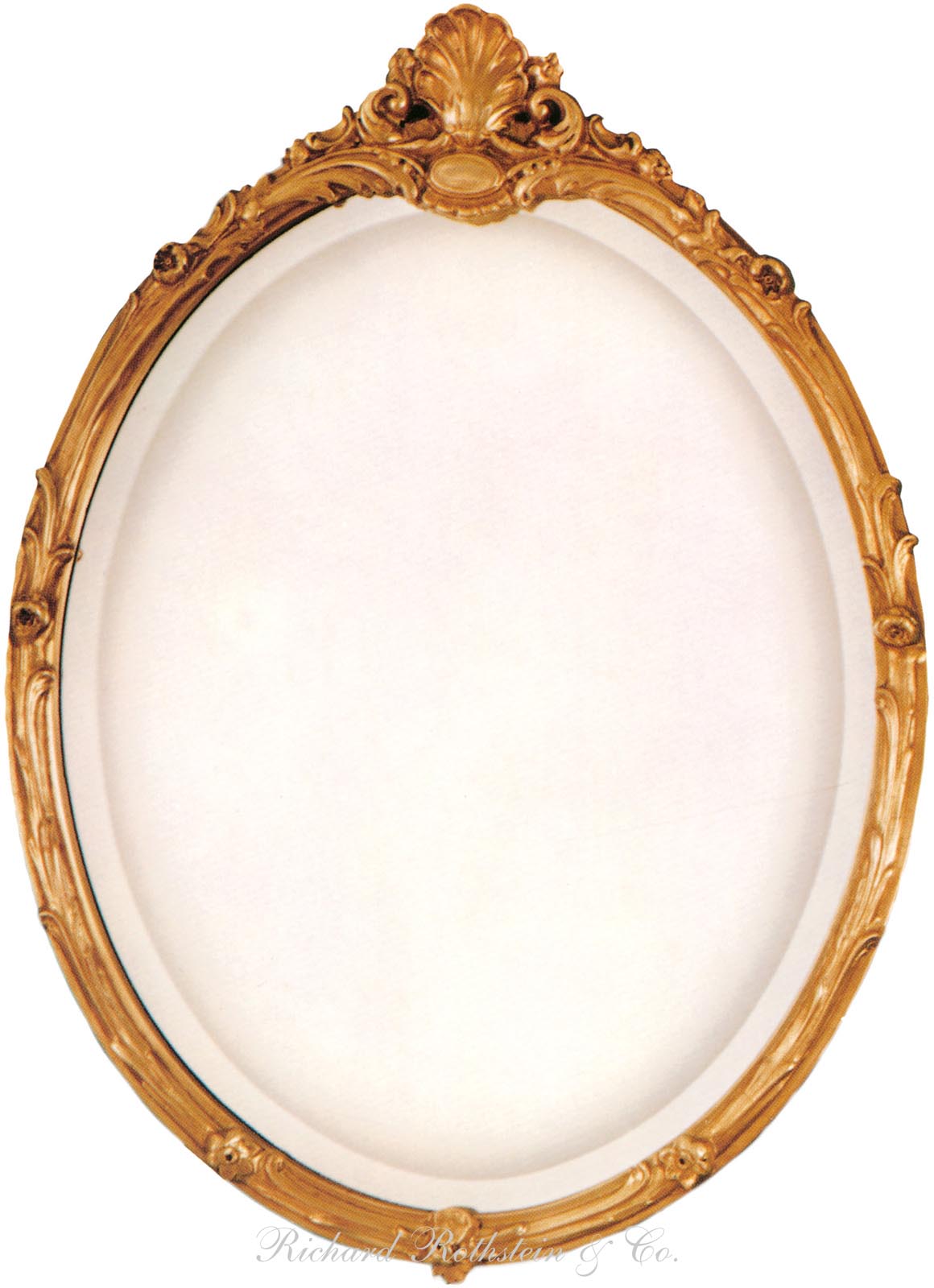 Oval Mirror Gold French Style Oval Mirror