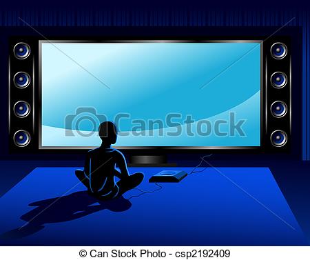 Coumputer Game Console In Front    Csp2192409   Search Vector Clipart