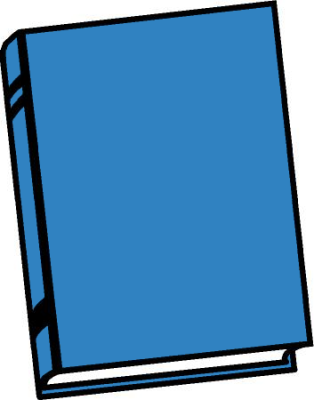 Free Clipart Of Blue Book Clipart Of A Blue Hard Back