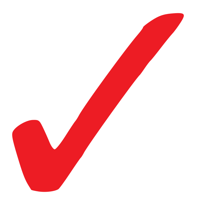 Simple Red Checkmark By Thatsmyboy   Simple Red Checkmark