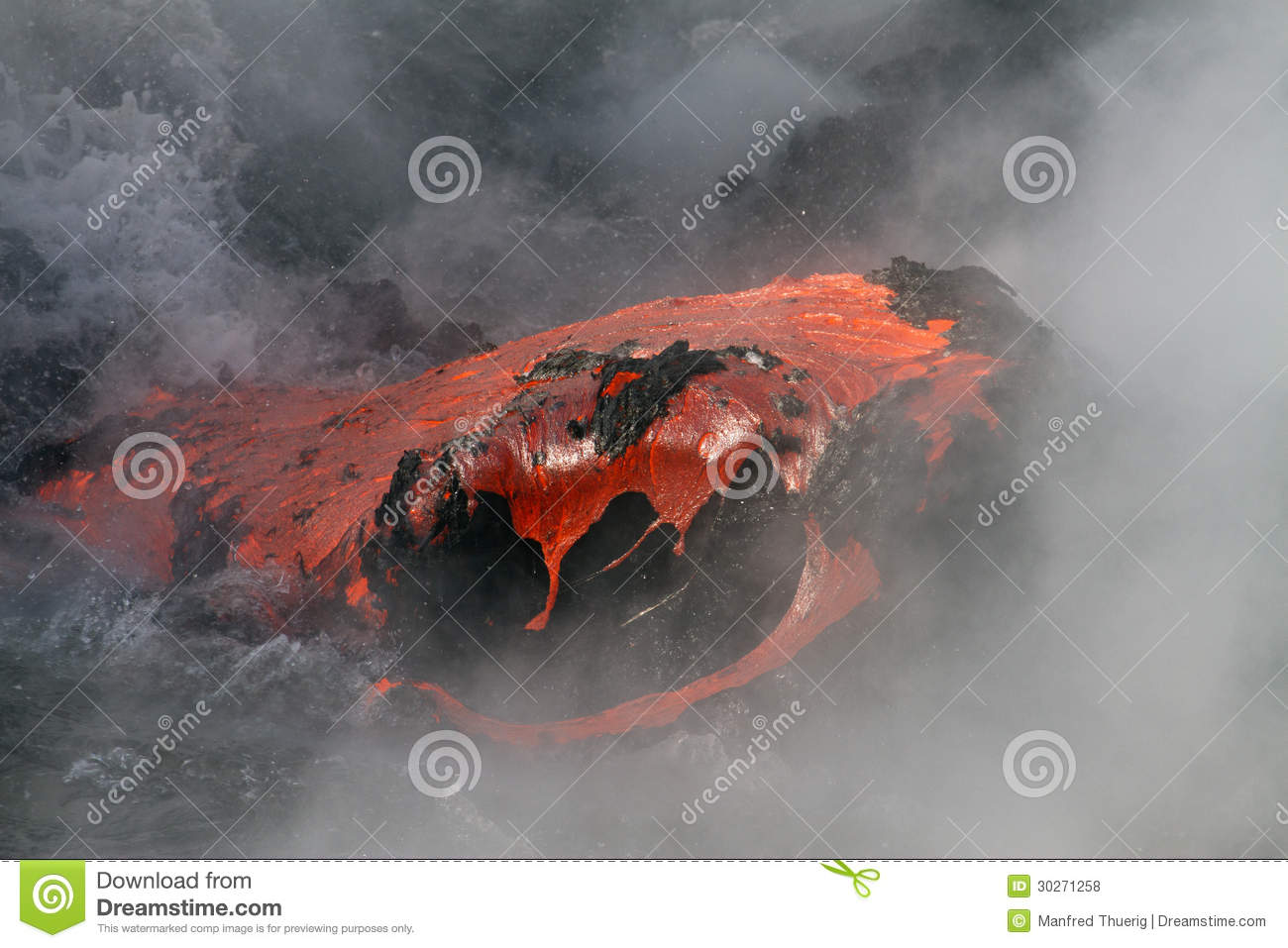 Lava Flow Royalty Free Stock Photos   Image  30271258