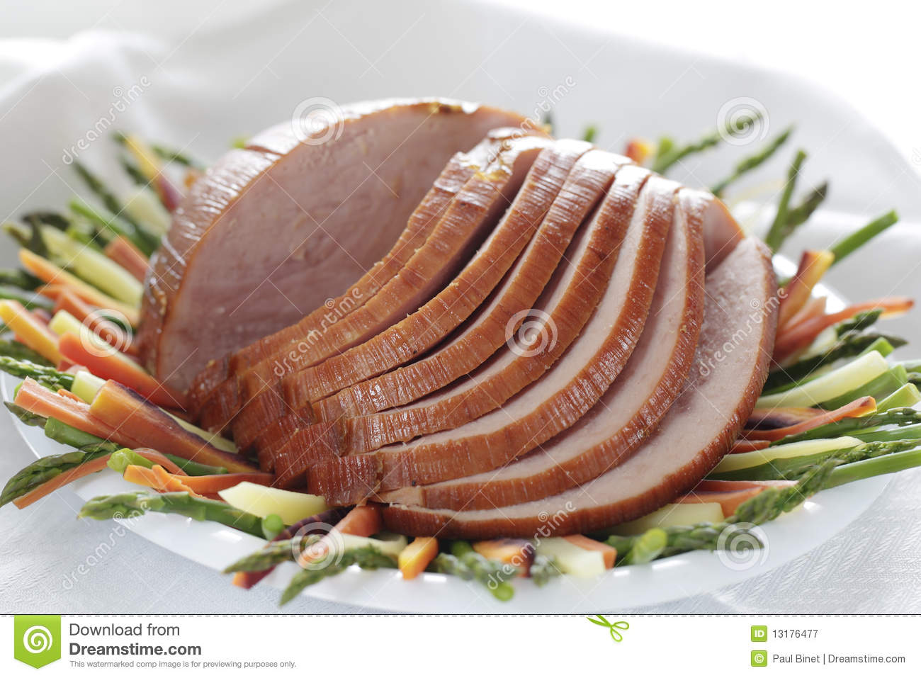 Whole Ham Royalty Free Stock Photography   Image  13176477