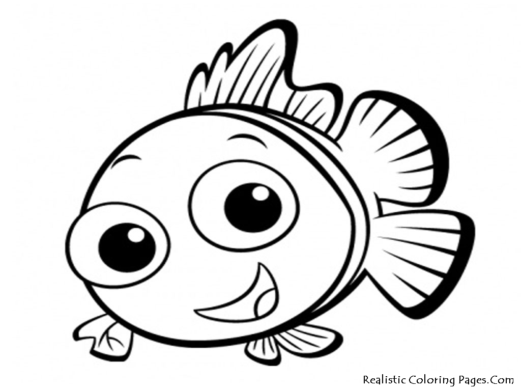 Download This Printable Nemo Fish Coloring Pages For You Kids To Make    
