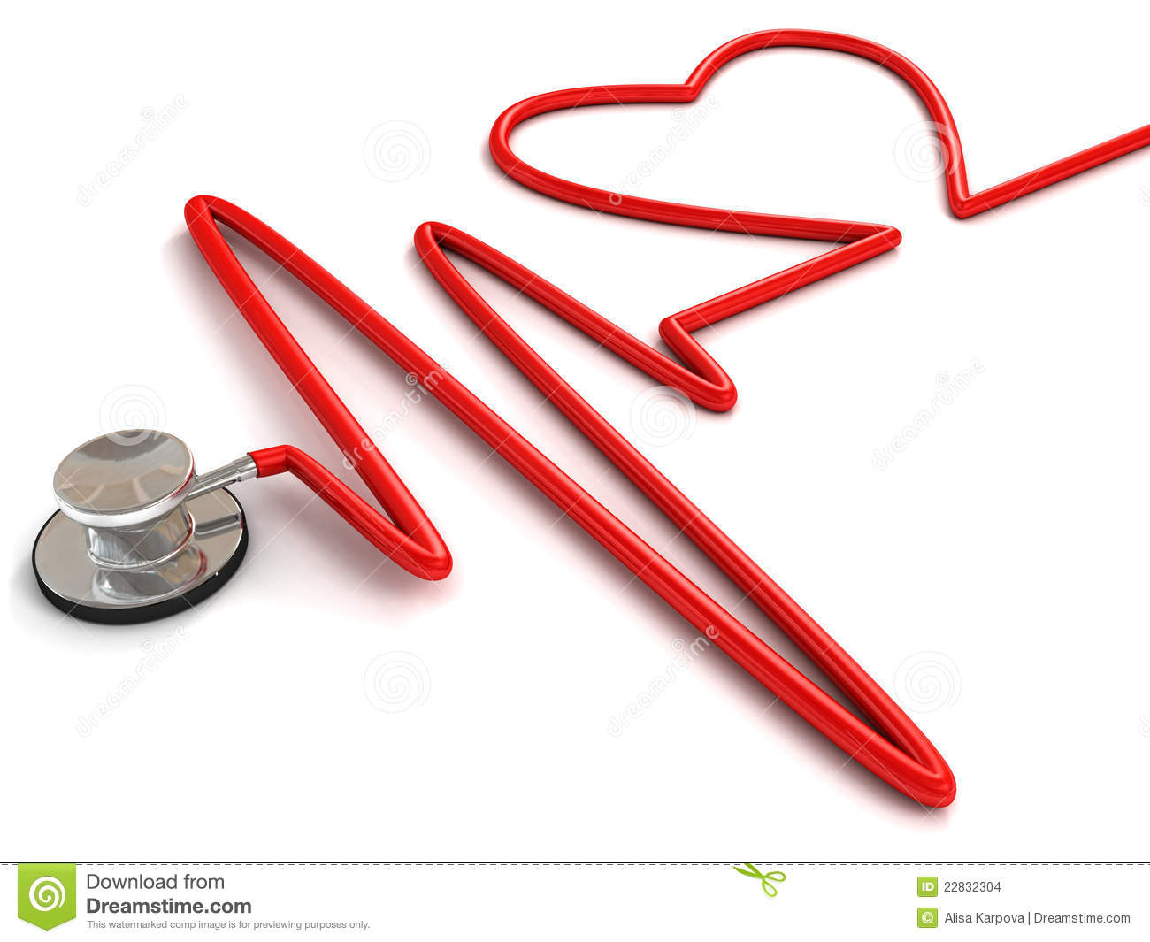 Stock Images  Stethoscope And A Silhouette Of The Heart And Ecg