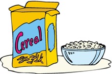 Clipart From Jupiterimages Corporation Of Cereal Box And Bowl Of