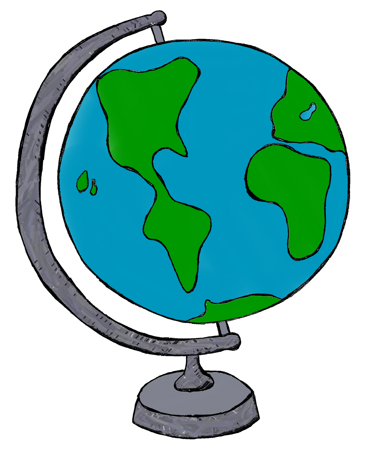 By Carrie Teaching First  My World Doodles Clip Art And Freebie Globe