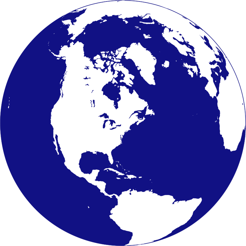 Northern Hemisphere Globe By Anonymous   Globe Northern Hemisphere