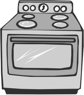 Oven Bw   Http   Www Wpclipart Com Household Kitchen Appliances Oven