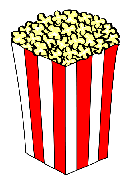 Popcorn Clip Art   Images   Free For Commercial Use
