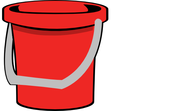 Red Bucket Clip Art