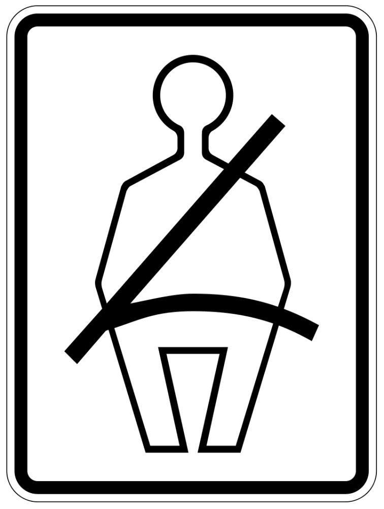 Seat Belt Required Sign    Page Frames Full Page Signs Traffic Signs 1