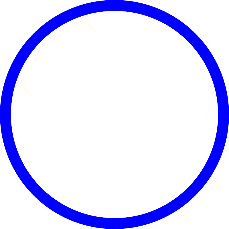 Blue Circle By Mireille   Blue Circle