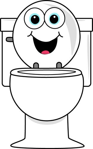 Cartoon Toilet Clip Art   Cartoon Toilet Image   Clip Art Misc
