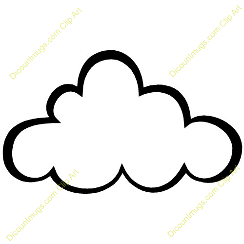 Clipart 10335 Cloud   Cloud Mugs T Shirts Picture Mouse Pads   More