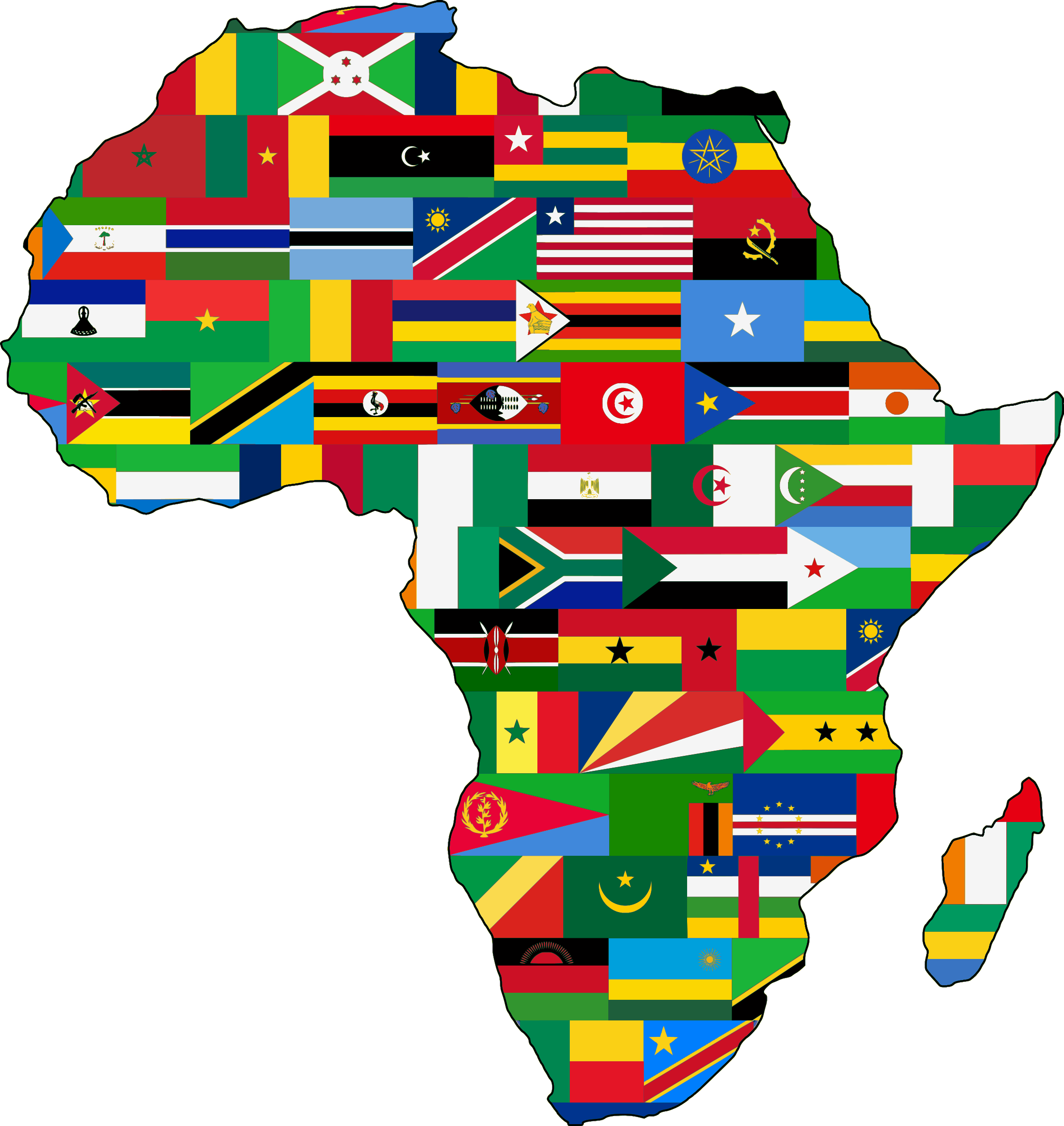 Clipart   Africa Flags
