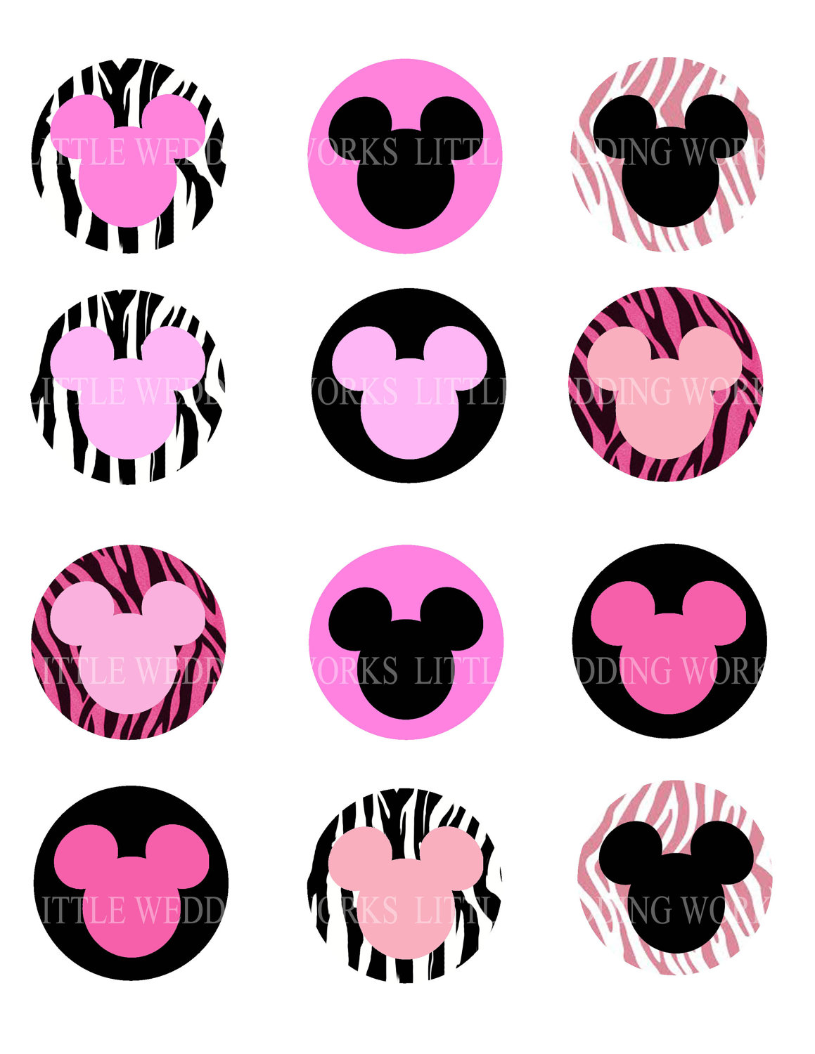 Pink Minnie Mouse Clip Art   Clipart Panda   Free Clipart Images