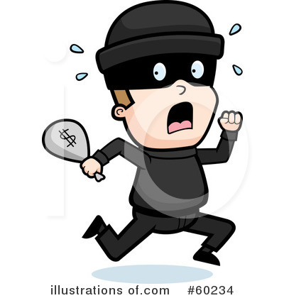 Robber Clipart  60234   Illustration By Cory Thoman