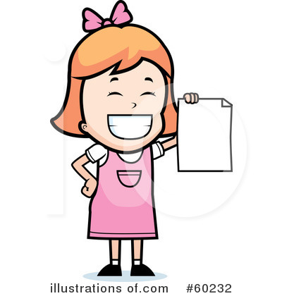 Royalty Free  Rf  Report Card Clipart Illustration By Cory Thoman