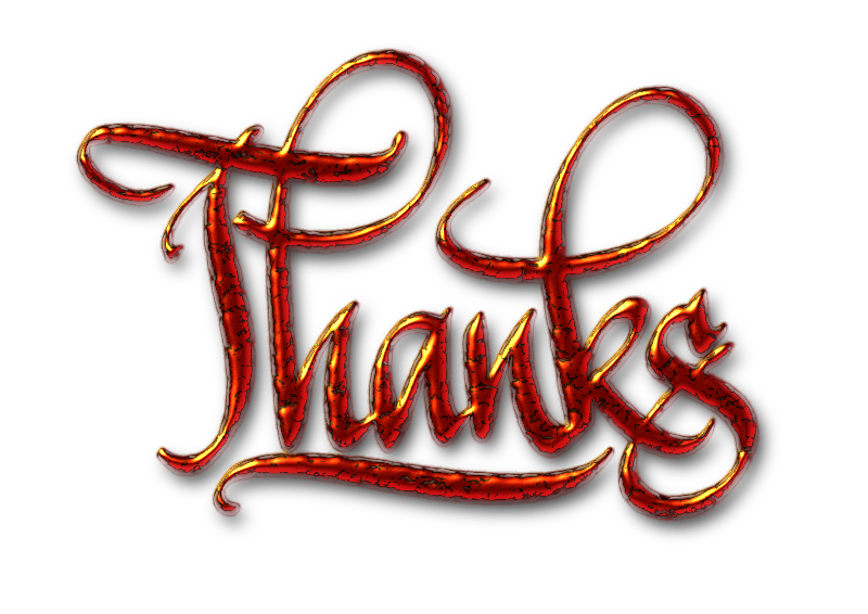 Thanks Textured Digital Calligraphy By Florinf   Just A Digital Word