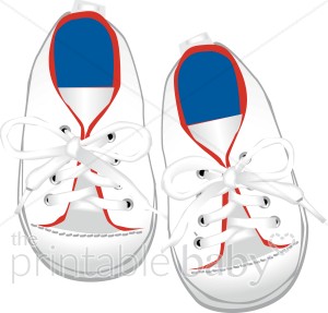 Baby Sneakers Clipart   Baby Clothing Clipart