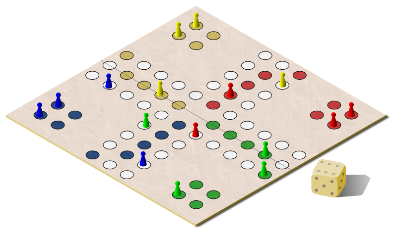 Stack Of Board Games Clip Art Ludo Is A Board Game For Two