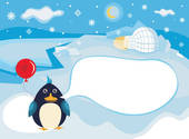 North Pole Background   Royalty Free Clip Art