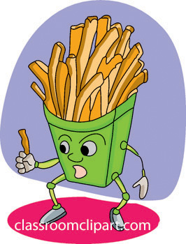 Food   French Fry 711 05a   Classroom Clipart