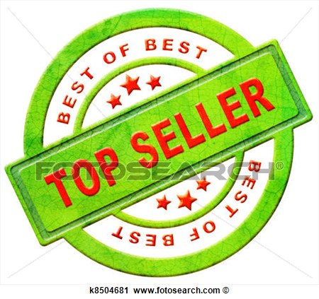 Top Seller Icon Bestseller Best Seller Red Text On Green Button For