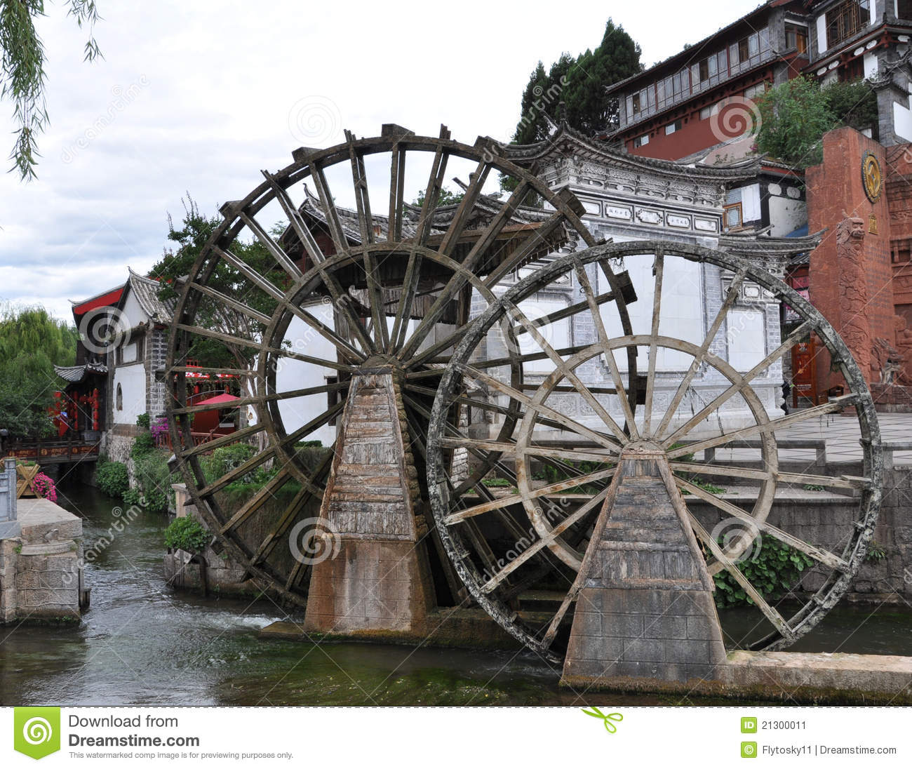 Ancient Chinese Irrigation Toolwaterwheel