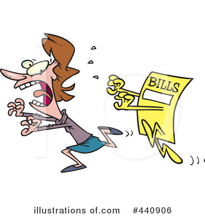 Bill Clipart  440906 By Ron Leishman   Royalty Free  Rf  Stock