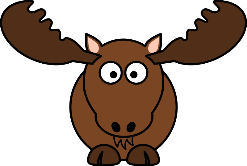 Cartoon Moose By Studiofibonacci   Cartoon Moose  North America  In    